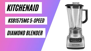 kitchenaid blender  KitchenAid KSB1575MC 5Speed Diamond Blender [upl. by Valera]