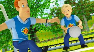 Brandweerman Sam Nederlands Nieuwe Afleveringen ⚽Vurig Voetbal 🚒Kinderfilms [upl. by Ahsinam]