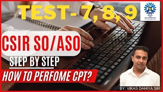 CSIR SOASO CPT TEST 7 8 9 SOLUTION FULL LENGTH TEST Test Description Box csir csiraso [upl. by Mcclain574]