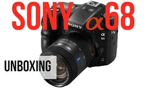 Unboxing the Sony Alpha a68 Camera  Digitin [upl. by Perri]