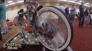 Lowrider Bikes at the Albuquerque Lowrider Super Show 632018 [upl. by Akemahc]