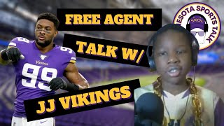 JJ Vikings gives his views on the Minnesota Vikings Pending Free Agents [upl. by Bourgeois]