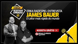 Erika Radespiel Entrevista James Bauer – O Leitor Mais Rápido do Mundo [upl. by Ariat]