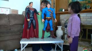 Man Of Steel Giant 31 inch Action Figure Review [upl. by Longerich]