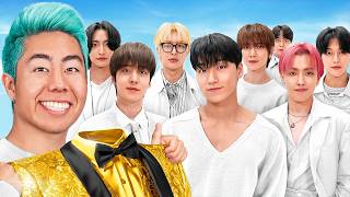 I Surprised ATEEZ With Custom Outfits [upl. by Besnard]