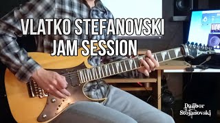 Vlatko Stefanovski Backing Track Jam  Dalibor Stojanovski [upl. by Hairem]