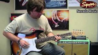 Squier Bullet Stratocaster Demo [upl. by Tildy]