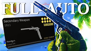 The 1911 Full Auto Warzone Loadout has MEGA TTK and Recoil Call of Duty Warzone [upl. by Wolgast594]