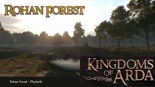 Kingdoms of Arda  Map Showcase Rohan Forest fall [upl. by Enomis625]