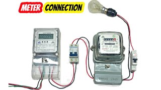 How to meter connection electric meter connection diagram asddulu77 [upl. by Debbee]