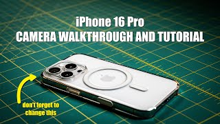 iPhone 16 Pro Camera Settings Tutorial  DETAILED INSTRUCTIONS FOR BEST QUALITY [upl. by Can]