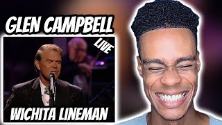 Glen Campbell  Wichita Lineman Live  REACTION [upl. by Rondi]