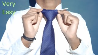 How to tie a tie Easy Way Slowly and Mirrored  Windsor Knot [upl. by Barty620]