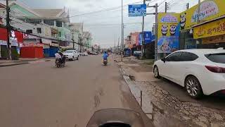 Vientiane city tour ຂີ່ລົດຈັກເລາະຫລິ້ນເມືອງວຽງຈັນ [upl. by Jahdol120]