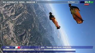 Wingsuit Acrobatique  Cacolac Pamiers [upl. by Tdnaltroc]