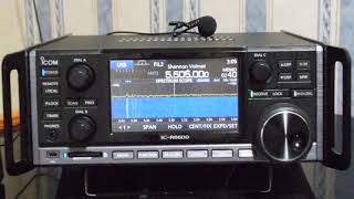 Icom ICR8600 Connection to GroundEarth [upl. by Adnauq]