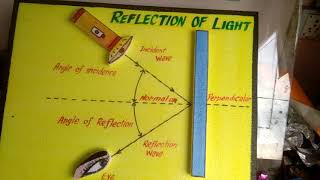 A2Z project and model palwal SciTLM model of Reflection of Light for Sci Bed [upl. by Readus]