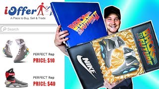 BUYING THE CHEAPEST MOST LEGIT SELF LACING AIR MAGS OFF IOFFER [upl. by Rikki]