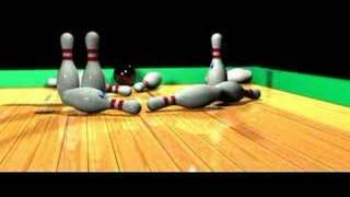 3D Animated Bowling Pins Just A Test [upl. by Kessia]