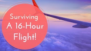 How to Survive a 16 Hour Long Haul Flight [upl. by Lema]