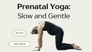 Prenatal Yoga Slow and Gentle 2nd Trimester [upl. by Gaskin]