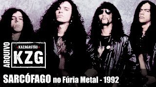 SARCÓFAGO no Fúria Metal 1992  Arquivo KZG  entrevistado por Gastão Moreira [upl. by Onairotciv]