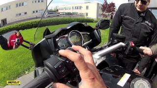 Prova Yamaha FJR 1300 A  Spiegazione comandi  Motoit [upl. by Kronfeld]