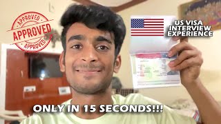 My US Visa interview experience  Kolkata consulate  BS in US  Approved in 15 seconds  F1 VISA [upl. by Adnaral]