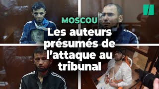 Les suspects de lattentat de Moscou au tribunal pour la première fois [upl. by Quartet]