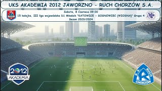 UKS Akademia 2012 Jaworzno  Ruch Chorzów SA młodzik D1 rocznik 2011 [upl. by Lohse993]