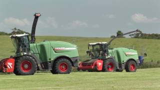 GRASSMEN TV   Bartlett Contractors Ltd  Fendt Katana 85 Part 2 [upl. by Ajtak]