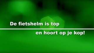 Kijk Uit De fietshelm is top en hoort op je kop [upl. by Fabi261]