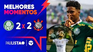 CÁSSIO É EXPULSO E WEVERTON TEM FALHA FEIA NO EMPATE INCRÍVEL DO DERBY  PALMEIRAS 2X2 CORINTHIANS [upl. by Dnanidref]