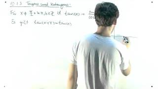 Mathematik Der Tangens  Video Vorlesung [upl. by Golightly]