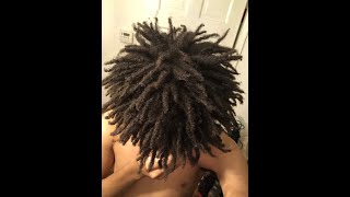 HOW TO GET Freeform Dreads In Less Than 5 MIN no brush sponge or rag hands only method [upl. by Ricketts356]