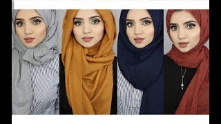 Easy Hijab Tutorials ft Verona Collection [upl. by Mosora589]