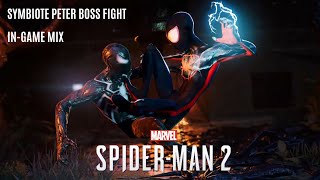 Symbiote Peter Boss Fight Theme  InGame Unofficial Soundtrack  Marvel’s Spiderman 2 FIXED AUDIO [upl. by Blanca333]