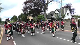 The Linlithgow Marches 2019  The Royal Regiment of Scotland  Part 19 4KUHD [upl. by Hibbert]