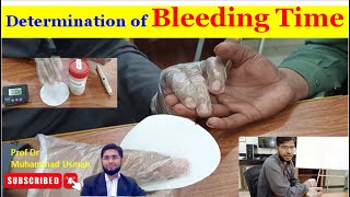 Bleeding Time  Hematology Practicals  Physiology practical [upl. by Ennaihs]