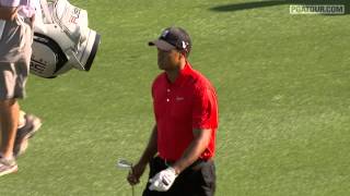 Signature Shots Tiger Woods eagles No 18 at the Honda Classic [upl. by Justinn]