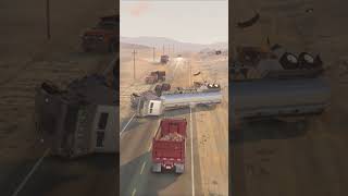 Realistic Highway Car Crashes 176  BeamNG Drive [upl. by Gisser]