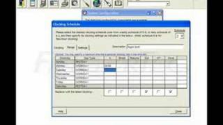 TCMS V2114Setting of Clocking Schedule Two [upl. by Sparhawk]