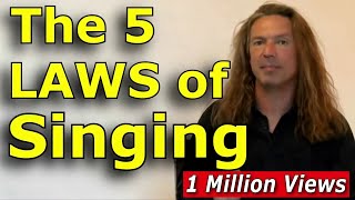 Singing Lessons For Beginners  The 5 Laws Of Singing  Learn Singing with Ken Tamplin  YouTube [upl. by Eidak]