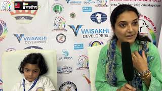 3 5 Year Old Travelled 2500 kms to play chess Hoor Fatima 36th National Under 11720P 60FPS [upl. by Nyledaj]