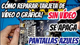 ¿Cómo reparar una tarjeta gráfica dañada How to Fix a Graphics Card [upl. by Dov]