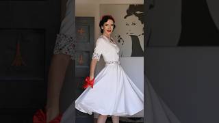 Dress petticoat bag and jewellery from British Retro ♥️fashion retro style elegant [upl. by Jarl]