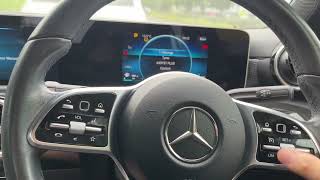 2019 MERCEDES A CLASS tyre pressure warning reset [upl. by Adekahs]