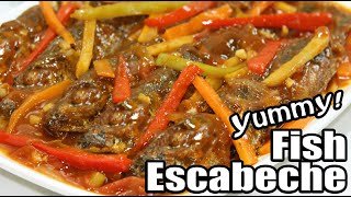 ESCABECHENG ISDA  SWEET AND SOUR Fish Galunggong Easy amp Tastiest recipe [upl. by Eldwun]