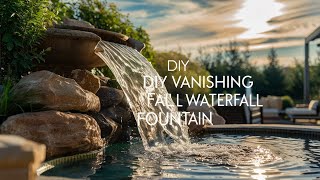 DIY Vanishing Waterfall Fountain Create Your Own OasisAbir STA [upl. by Lletnom624]