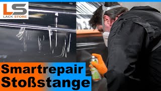 Smartrepair mit Spraydose Stoßstange  einfach und schnell  LACKSTORE [upl. by Skrap]